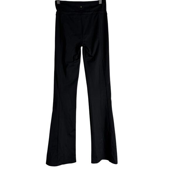 Kate Spade New York Black Flare Leg Drawstring High Waist Active Yoga Pants XS - Picture 6 of 8